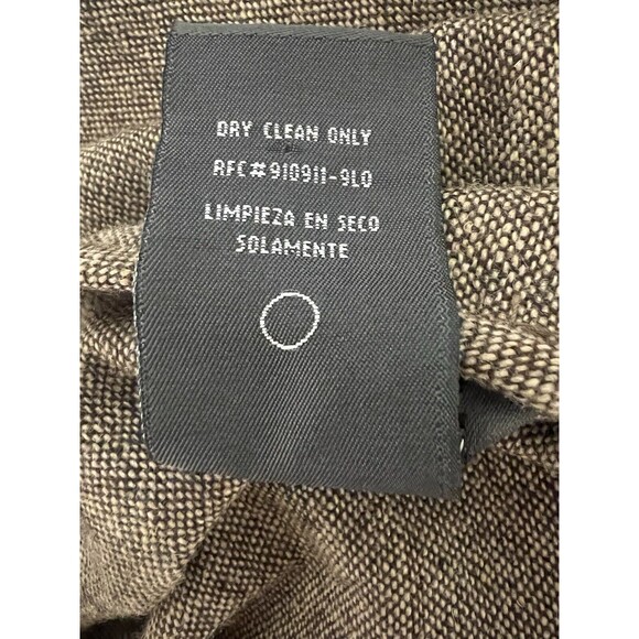 George ME Women's Wool Blend Skirt Brown Pencil Flare Hem Careerwear Size 4 - Picture 5 of 5